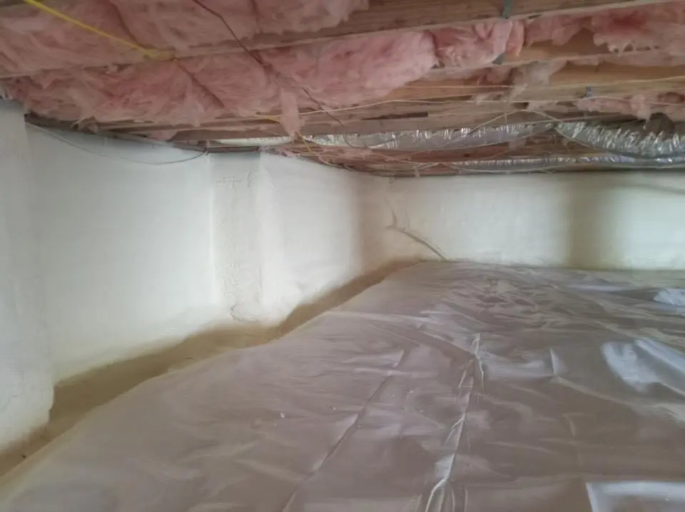 Crawl space encapsulation with closed-cell spray foam for Roof Waterproofing in Atascadero